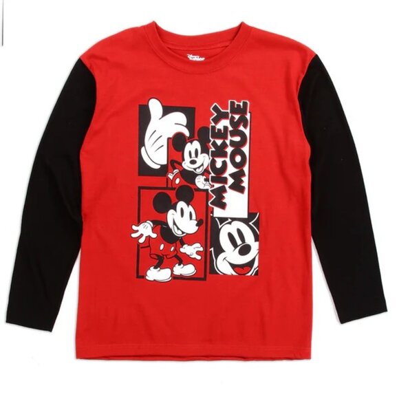 MICKEY MOUSE Little Boys, Toddler Long Sleeve Top - Picture 1 of 5